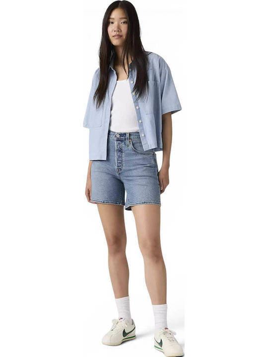 501 Women's Jean Shorts Med Indigo