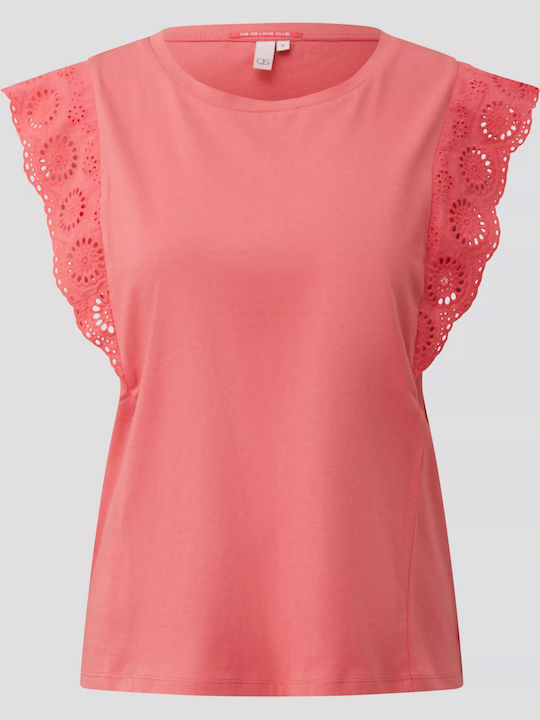 Women's Sleeveless Blouse Broderie Anglaise