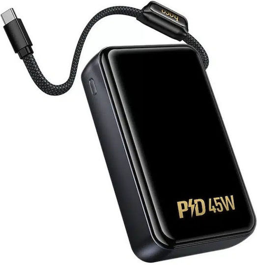 Hoco Q54 Shine Power Bank 20000mAh 45W with USB-A Port and USB-C Power Delivery / Quick Charge 3.0 Black
