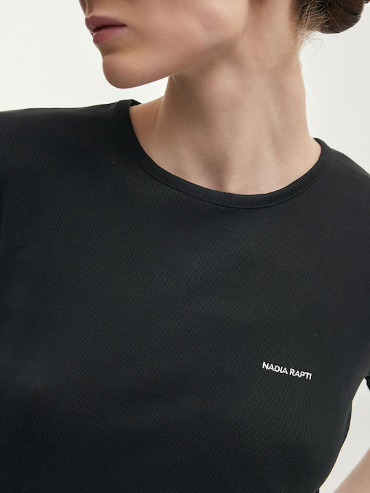 Women's Sports Top Fast Drying Black