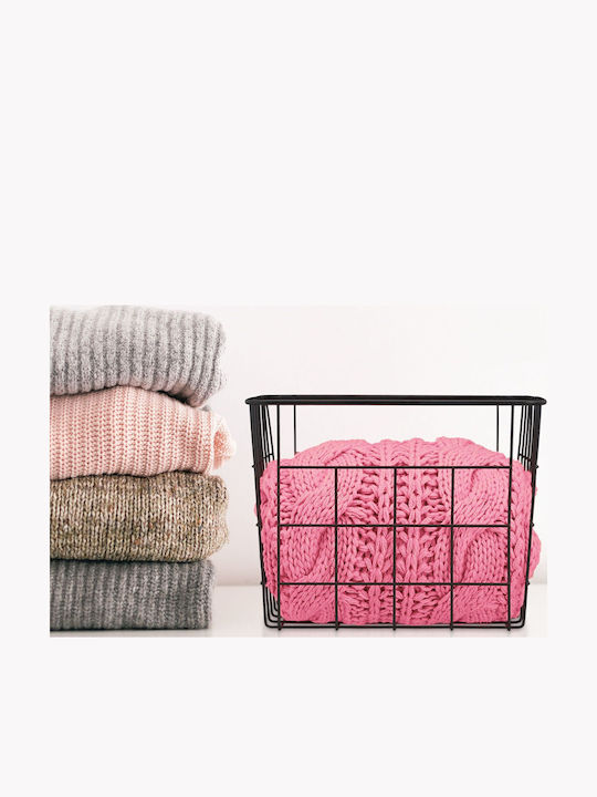 Relaxdays Gold Storage Basket 28x20x15.5cm 3 Pieces