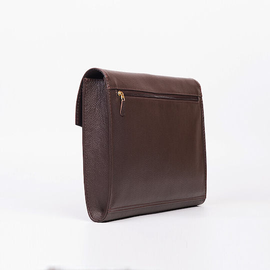 Φάκελος Εγγράφων Α4 Καφέ Δερμάτινος Bagcity Baw51b 25720-04