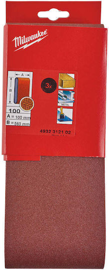 Milwaukee Sand Paper 75x533mm Set 5 Pieces
