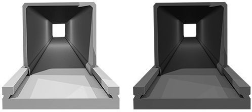 1407 1407 40x40 Closed Channel Pack of 52 Pieces