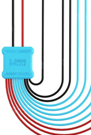 MaAnt Starter Kabel Iphone 6 bis 16 Pro Max Modell M076 Anti-Verstopfung Blau Rot