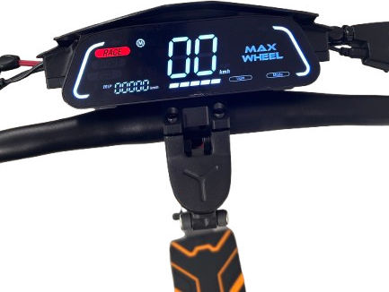 Mobix F1 Electric Scooter with 25km/h Max Speed and 45km Range in Black Colour