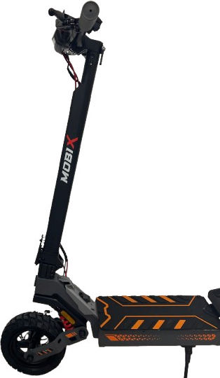 Mobix F1 Electric Scooter with 25km/h Max Speed and 45km Range in Black Colour