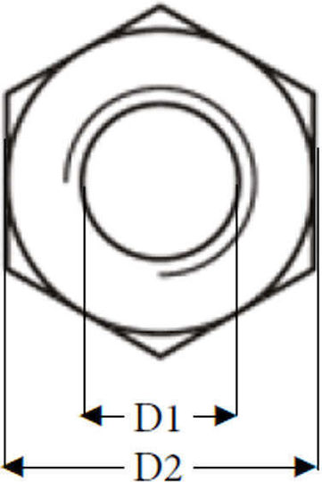 Anti-Loose Nut for Screw M2mm DIN 985