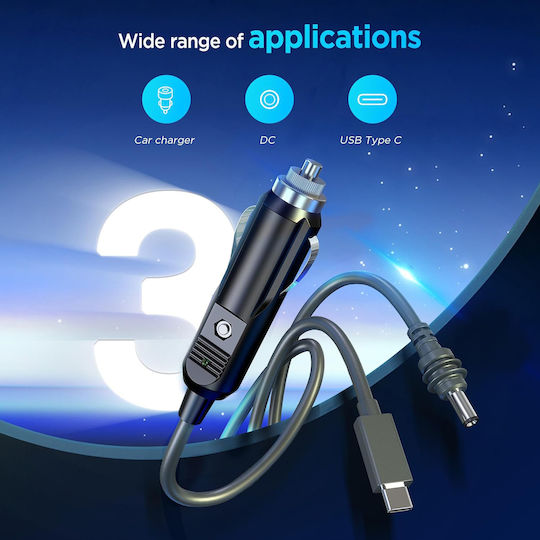 Power Cable Starlink Mini Usb-c Dc 12v Car Cable 5m