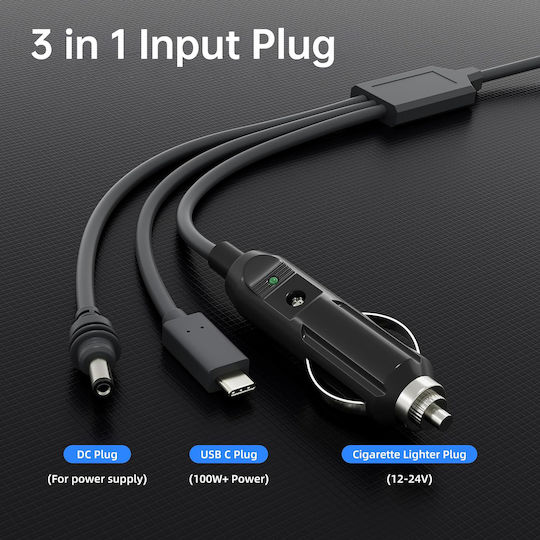 Power Cable Starlink Mini Usb-c Dc 12v Car Cable 5m