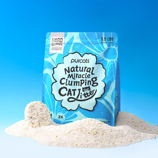 Cature Cassava Clumping Cat Litter Растителен котешки пясък 2.5кг Chamomile