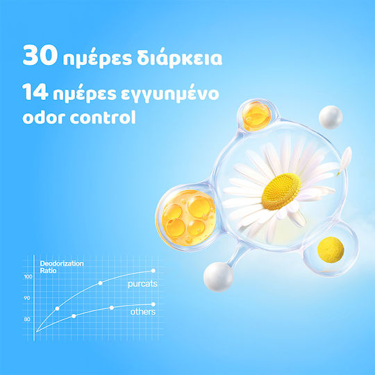 Cature Cassava Clumping Cat Litter Растителен котешки пясък 2.5кг Chamomile