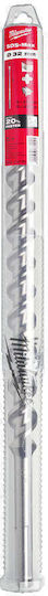 Milwaukee Carbide Drill with SDS Max Drill Top for Masonry 32x570mm