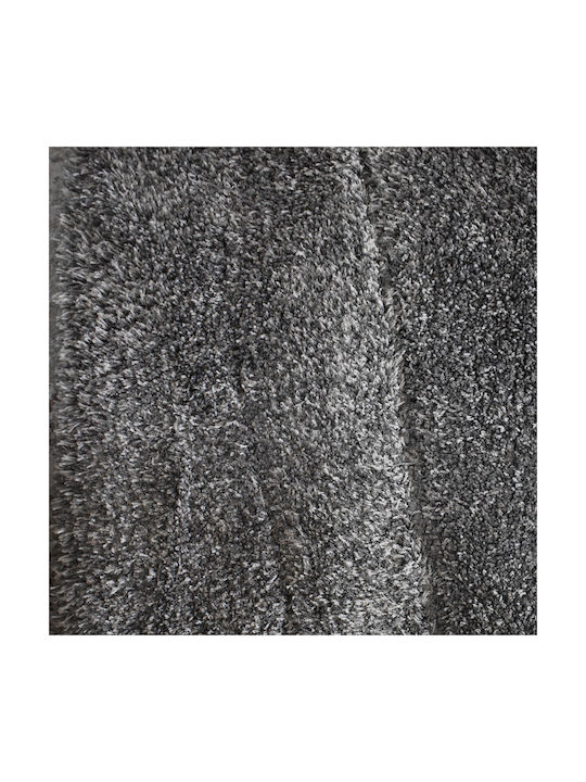 Soft Touch Living Room Rug Rectangular D. Gray 140x250cm