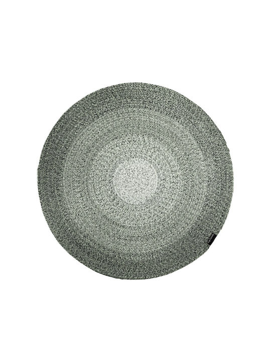Guy Laroche Shades Round Cotton Rug Olive Φ110cm