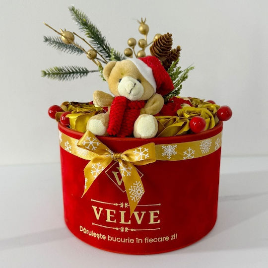 Velve Jucărie de Pluș Ursuleț de Pluș de Crăciun (Diverse Modele) 1 Buc
