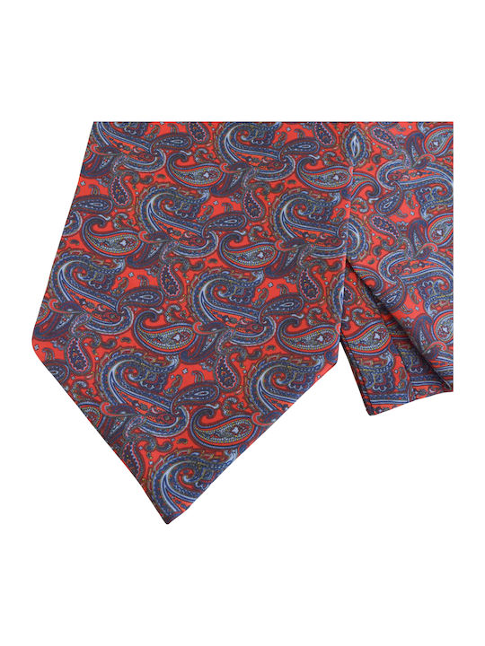 Ascot Men's Silk Tie Printed in Red Color