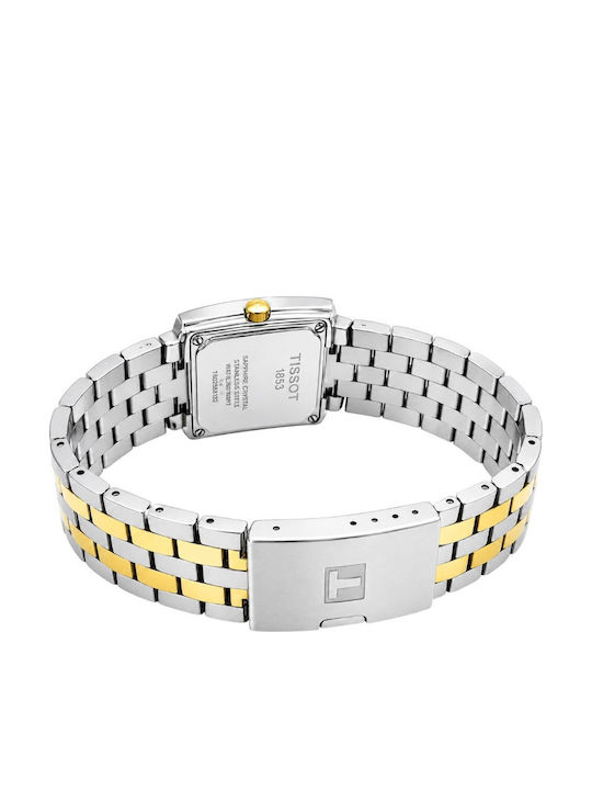 Tissot Ρολόι Μπαταρίας με Μεταλλικό Μπρασελέ