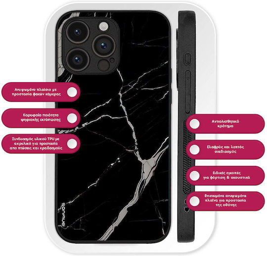 Sonique Marble Series Case Xiaomi Redmi A7 Pro 4g Black