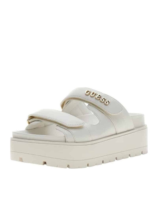 Guess Women's Flatforms Sandals Beige