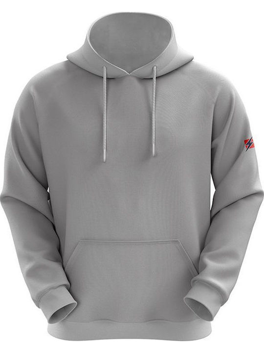 Φούτερ με Κουκούλα Grey