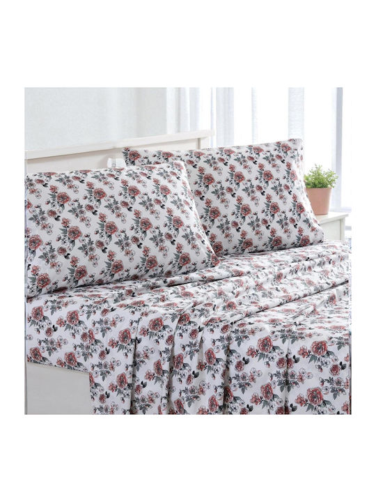 Floral Σεντόνι Μονό 170x260εκ. Floral 050