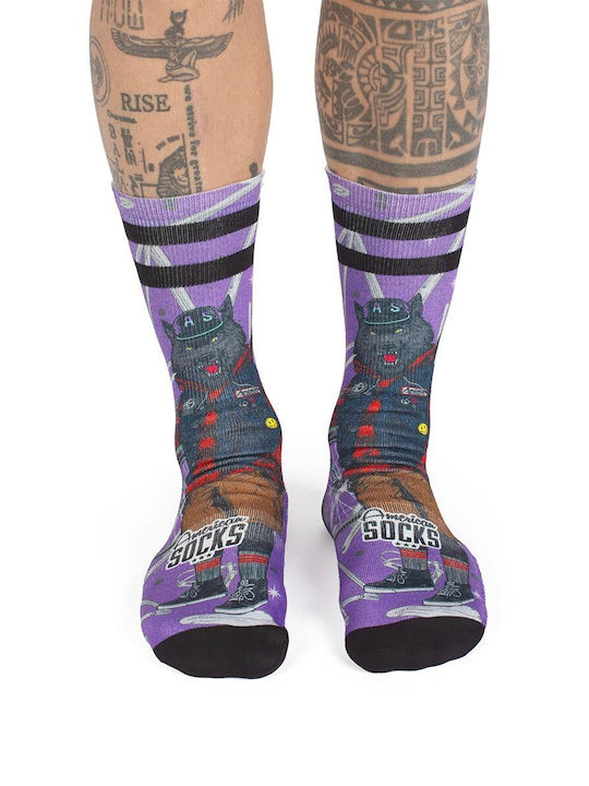 American Socks Mid High Socks Cycling Wolf As551
