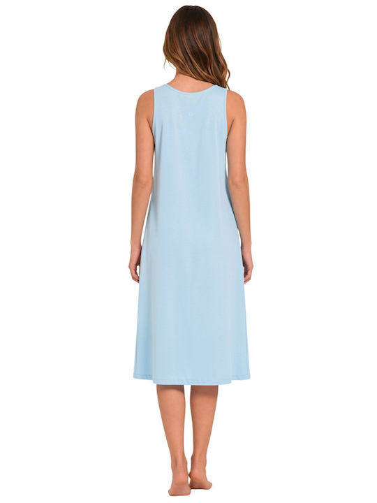 Zen by Daisy Summer Women's Nightgown Light Blue