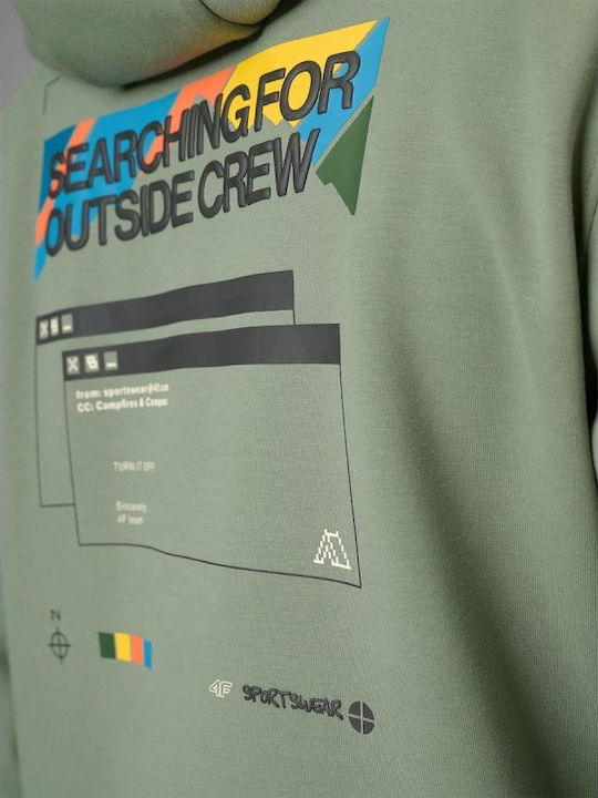 Sweatshirt mit Kapuze Grün