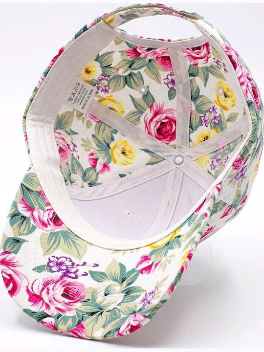 Damentag Weiß Jockey Blumen