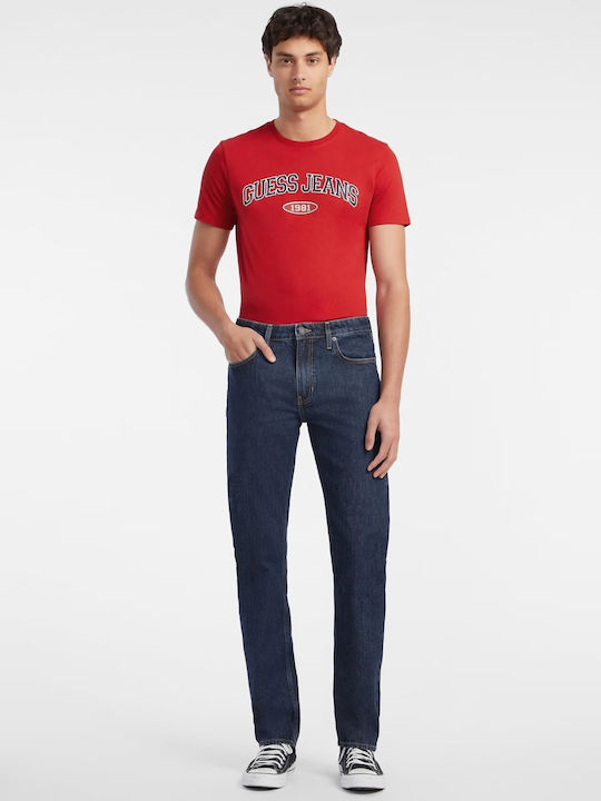 Men's Jeans Pants with Regular Straight Fit Blue