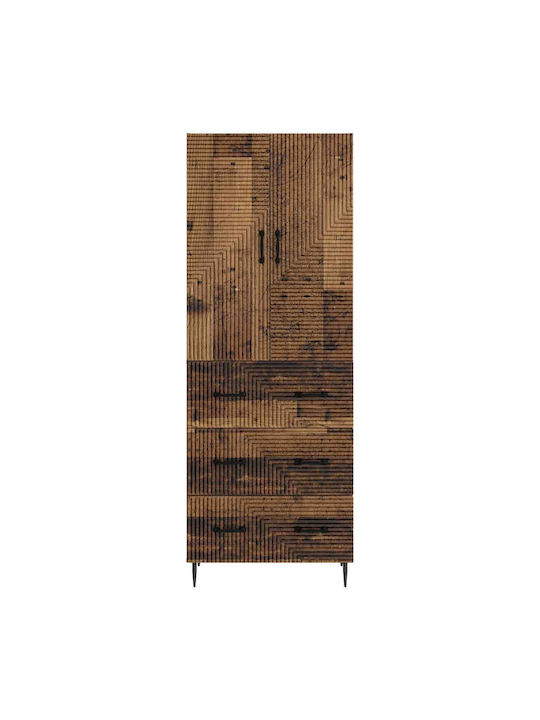Шкаф за дневна от ПДЧ Старинно Дърво 66x34.5x90см