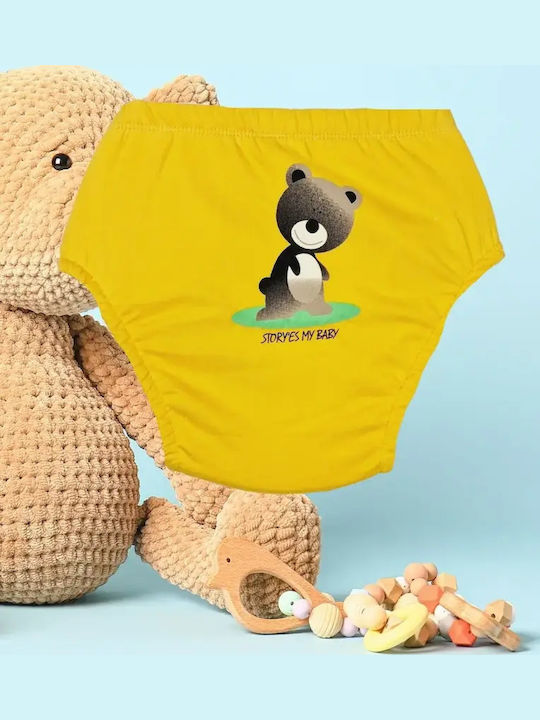 Poopes Комплект Детско Бельо Тренировъчни Гащи 3 Броя Многоцветен