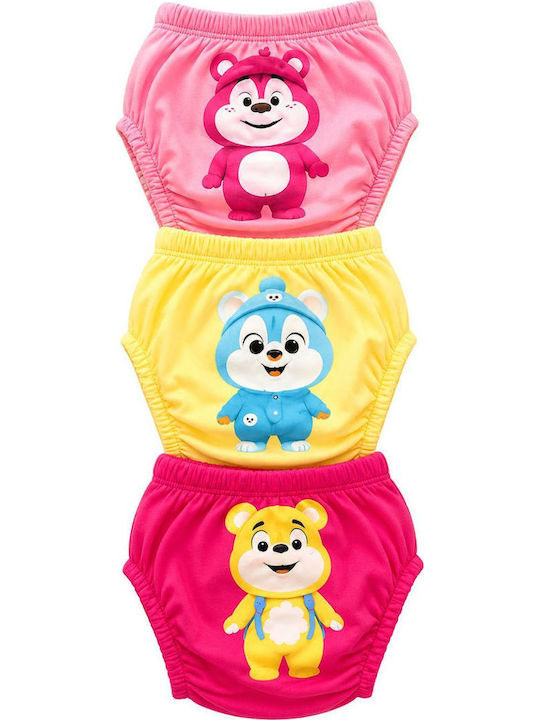 Poopes Set Kids Underwear Potty Training Pants 3 Pieces Multicolour