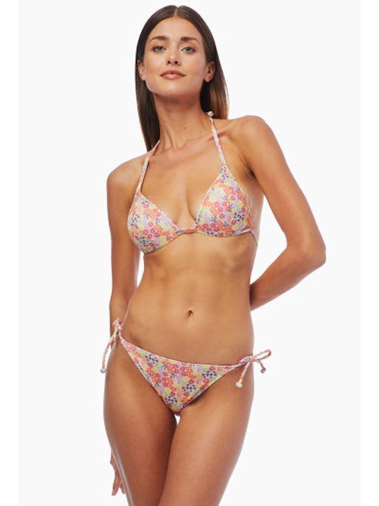 Bikinihosen Slip mit Schnürung Daytona Orange