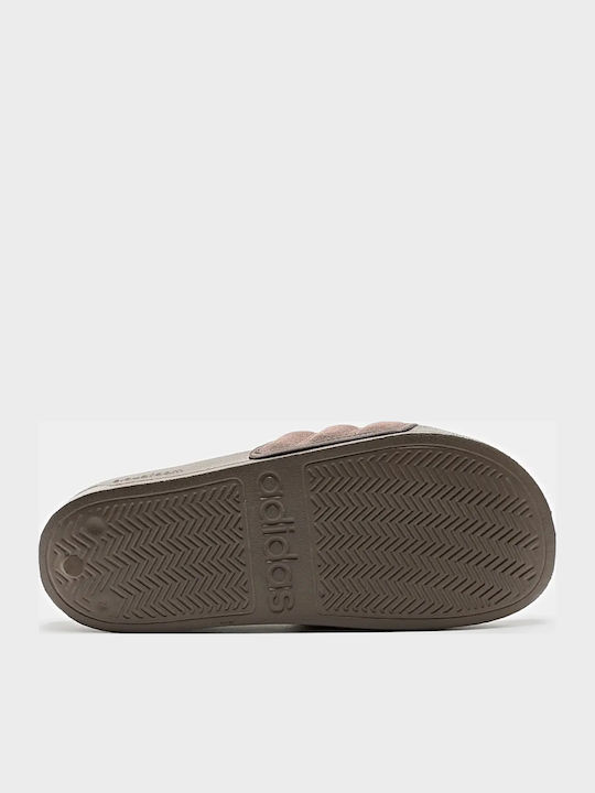 Adilette Noshower Σαγιονάρες σε Καφέ Χρώμα