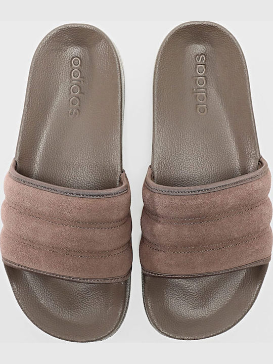 Adilette Noshower Σαγιονάρες σε Καφέ Χρώμα