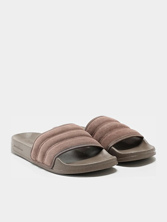 Adilette Noshower Σαγιονάρες σε Καφέ Χρώμα