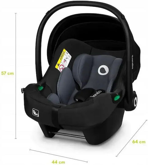 Lionelo Astrid Καθισματάκι Αυτοκινήτου i-Size με Isofix Μαύρο