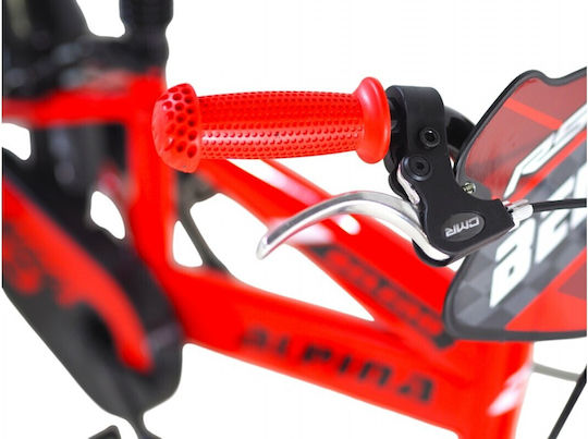 Alpina 14" Kids' City Bicycle with Aluminum Frame Red