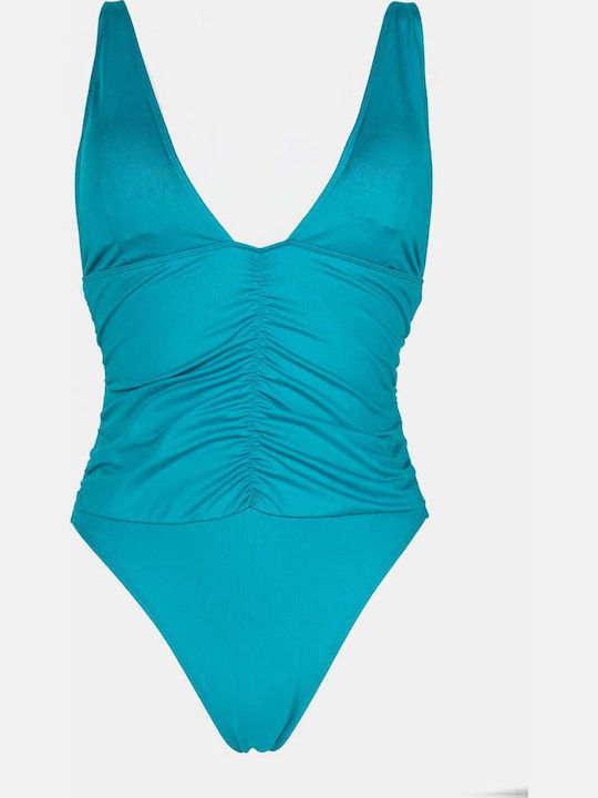 Costum De Baie Întreg Petrol