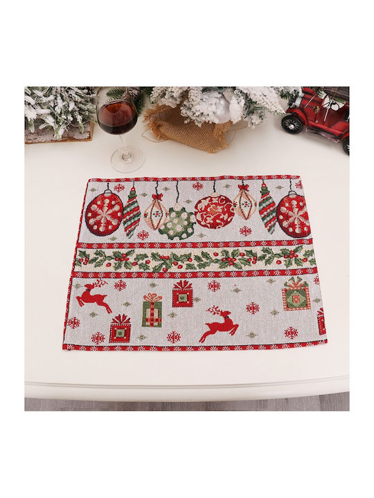 Alista Home Servet Individual Roșu De Crăciun 43x34cm