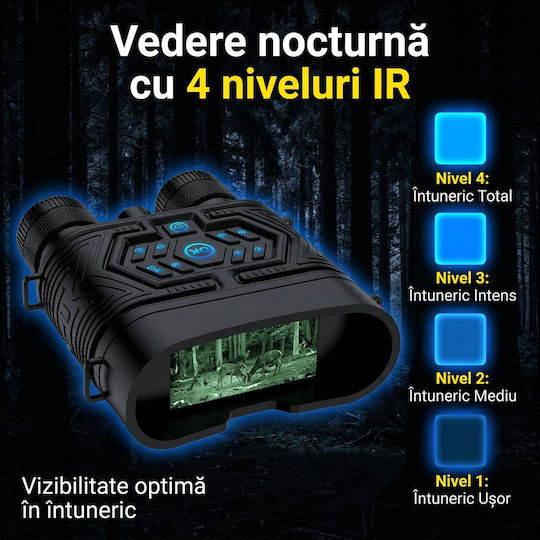 Invincio Дигитални Бинокли 8x Нощни