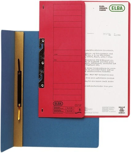 Elba Cardboard Folder 1/2 Elba Blue