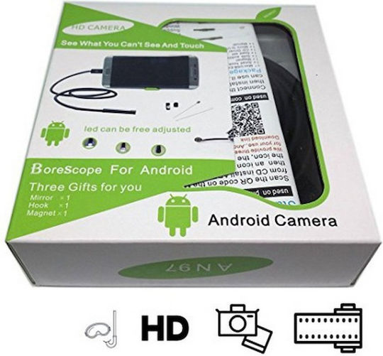 Usb Αδιάβροχη Κάμερα Ενδοσκοπικό Led Κινητά Τηλέφωνα Android 1,65m Αν97
