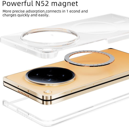Abeel Plastic Transparent Back Cover Oppo Find N6 5g