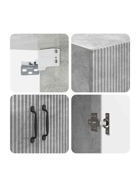 Dulap Suspendat Gri 59x31x60 cm