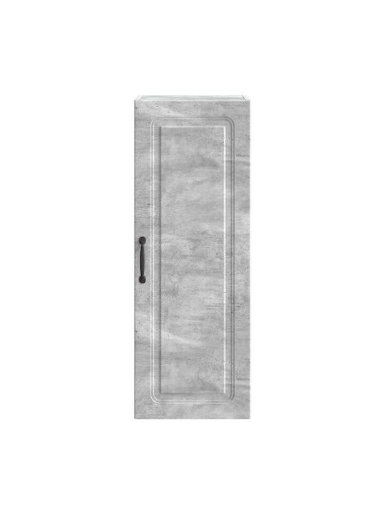 Ντουλάπι Κρεμαστό Γκρι 33x34.5x90εκ.