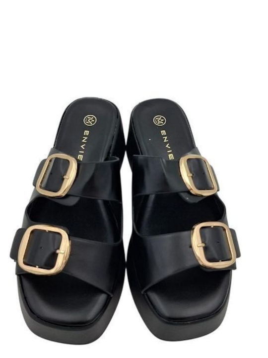 Women's Flat Sandals Black