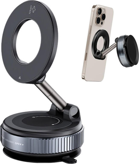 K007 Car Mount Holder Suction Magsafe Black